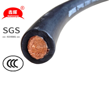 Оптовый поставщик Китая безопасный 25 мм Yh 50 мм2 медный провод цена за метр сварочного кабеля